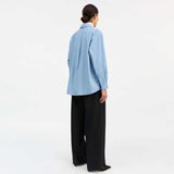 SKALL STUDIO Edgar skjorte - Light Blue