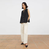 Luftig top i sort fra Skall Studio