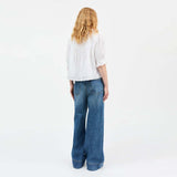 SKALL STUDIO Clea bluse - hvid