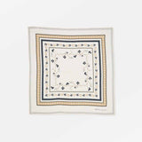 SKALL STUDIO Skall floral scarf 55x55 tørklæde - Ivory