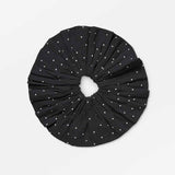 SKALL STUDIO Big scrunchie - Black/White dot