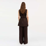 SKALL STUDIO Erin vest - dark brown