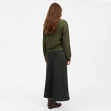SKALL STUDIO Mila skirt - Green check structure