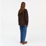 SKALL STUDIO Millington skjorte - dark brown