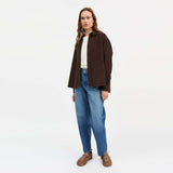 SKALL STUDIO Millington skjorte - dark brown