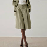 SOEUR Imogen shorts - Amande grøn