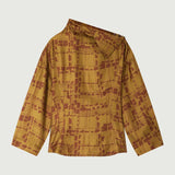 SOEUR Figari silke bluse - bronze/rust