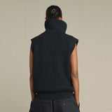 SOEUR Kristen vest jakke - Navy blå