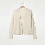 AMERICAN VINTAGE EAST19A strik cardigan - råhvid