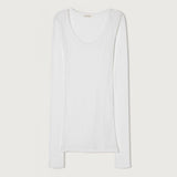 AMERICAN VINTAGE MAS04 basis bluse - hvid