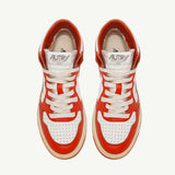 AUTRY Medalist Mid top Sneakers - hvid / tangerine