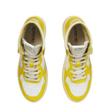 AUTRY Medalist Mid top Sneakers - hvid / gul