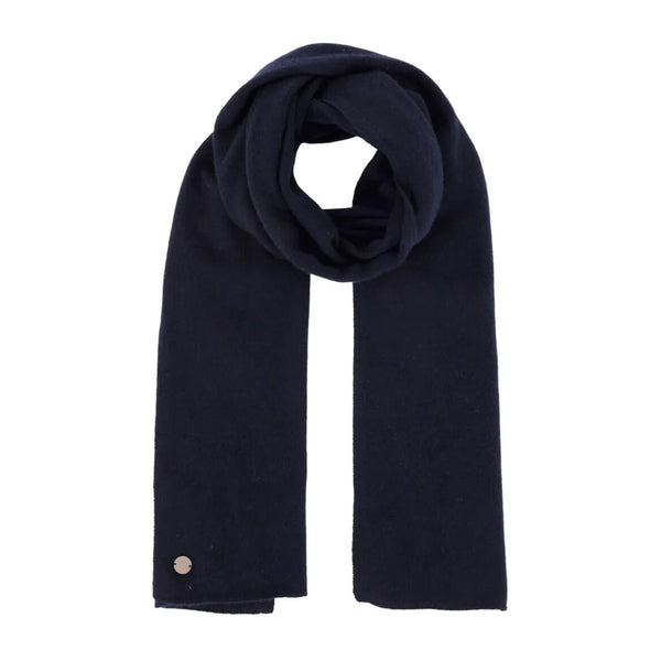 BETA STUDIOS Long scarf cashmere tørklæde - navy blå