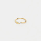 TRINE TUXEN Wave II ring - guld