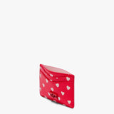 GANNI B3010086 Bou Card Holder Printed - Barbados Cherry