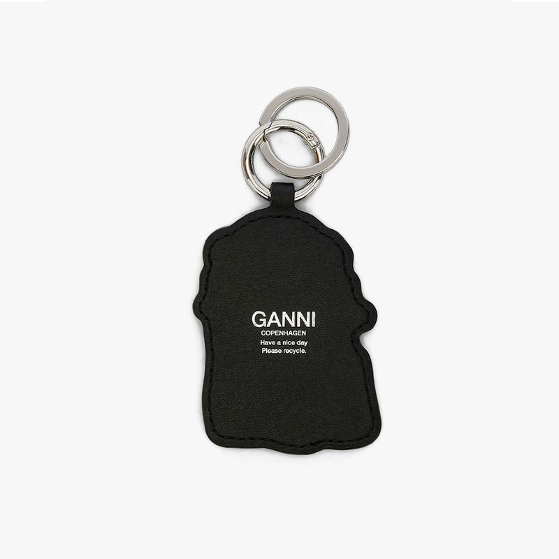 GANNI B3010032 Dog Bow Keyring - sort