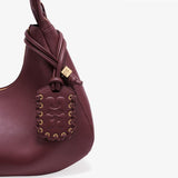 GANNI A7262 Hobo Medium Laces taske - Burgundy