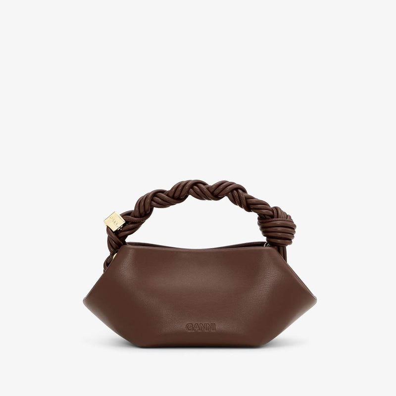 GANNI A7280 Ganni Bou Bag Mini taske - Chocolate Fondant