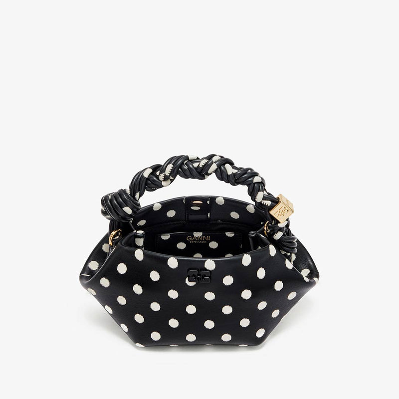 GANNI B2100058 Bou Mini Printed taske - sort