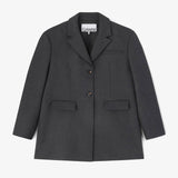 GANNI A1020022 Wool Suiting Blazer - Phantom