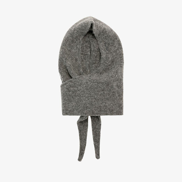 GANNI A6475 Soft wool balaclava - paloma melange