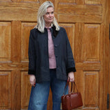 AIAYU Jamie Ripstop Oilskin jakke, styling - Antracite