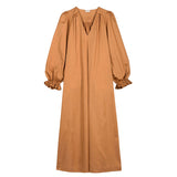 APOF Mikela kjole - biscuit brun