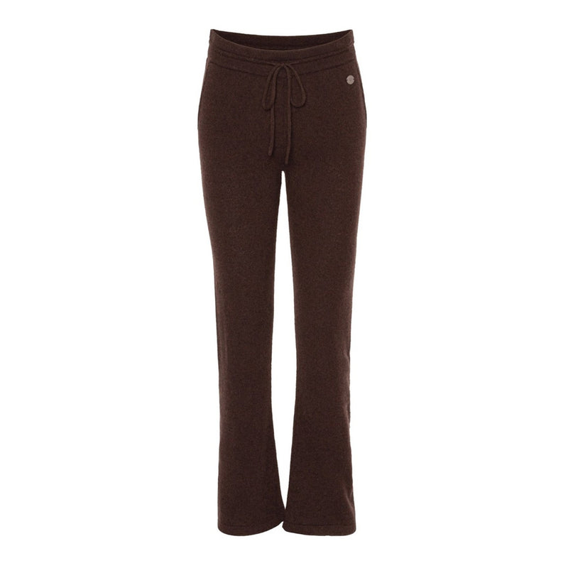 BETA STUDIOS Alba Straight Fit bukser cashmere - Coffee brun
