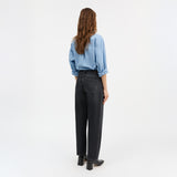 SKALL STUDIO Allison cropped jeans - vintage washed black
