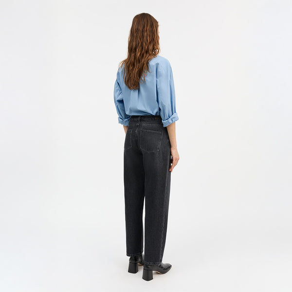 SKALL STUDIO Allison cropped jeans - vintage washed black