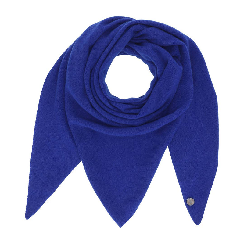 BETA STUDIOS Andrea triangle cashmere tørklæde - azure blue
