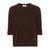 BETA STUDIOS Anna Lady Sleeve O-Neck cashmere strik - coffee brown