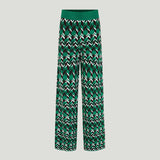 BAUM und PFERDGARTEN Cabery bukser - geometric grøn