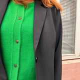 BETA STUDIOS Mercedes Vest - Green - closeup