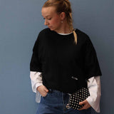 CLOSED Printed t-shirt - sort
