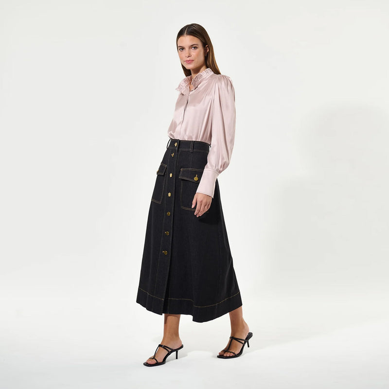 DEA KUDIBAL DanicaDEA denim nederdel - Raw blue