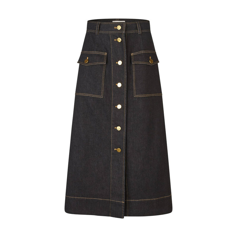 DEA KUDIBAL DanicaDEA denim nederdel - Raw blue