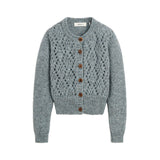 SKALL STUDIO Elva Cardigan - Stormblue grå