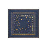 SKALL STUDIO Skall Floral Tørklæde 55x55 - Midnight Navy