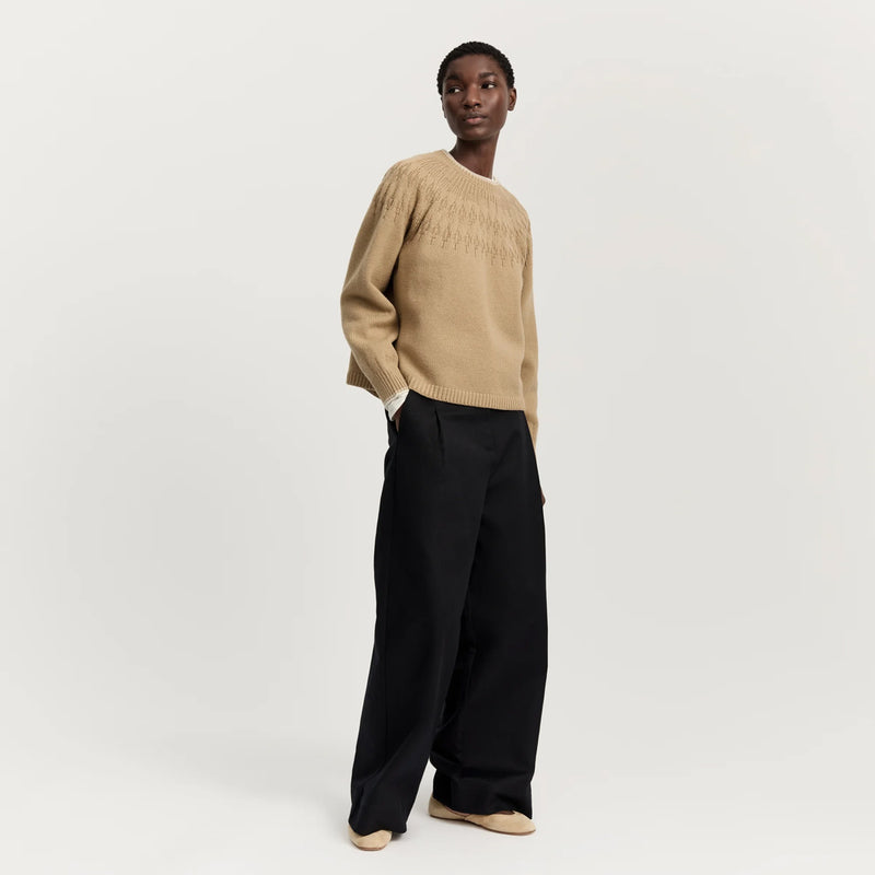 AIAYU Flores sweater - fawn