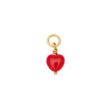 PICO French Petite Heart Pendant - rød