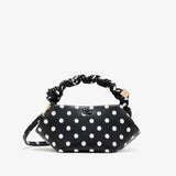 GANNI B2100058 Bou Mini Printed taske - sort