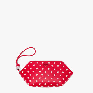 GANNI B3010079 Bou Make Up Pouch Printed - Barbados Cherry