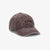 GANNI B3020105 Washed Cotton Canvas Cap - Chocolate Plum