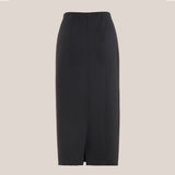 WOLFORD Midnight Grace Midi nederdel - sort