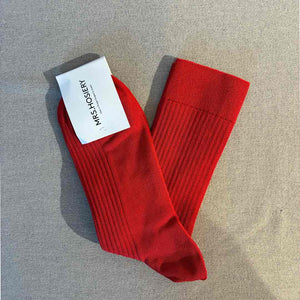 MRS. HOSIERY Silky Classic strømper - rød