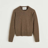 AIAYU Inga cashmere sweater - Pure Dark Brown