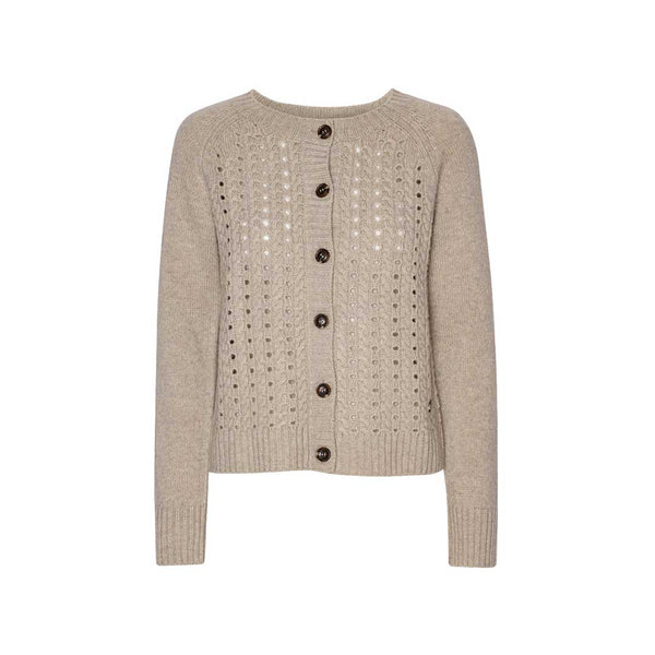 BETA STUDIOS Jova cashmere cardigan - sand