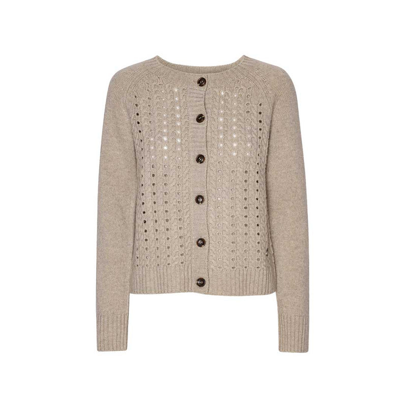 BETA STUDIOS Jova cashmere cardigan - sand