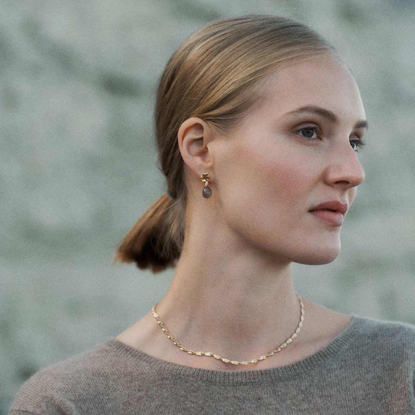 LEA HOYER Franka ørering - guld